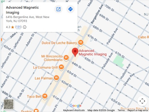 Get Directions from your location to Advanced Magnetic Imaging in West New York, NJ